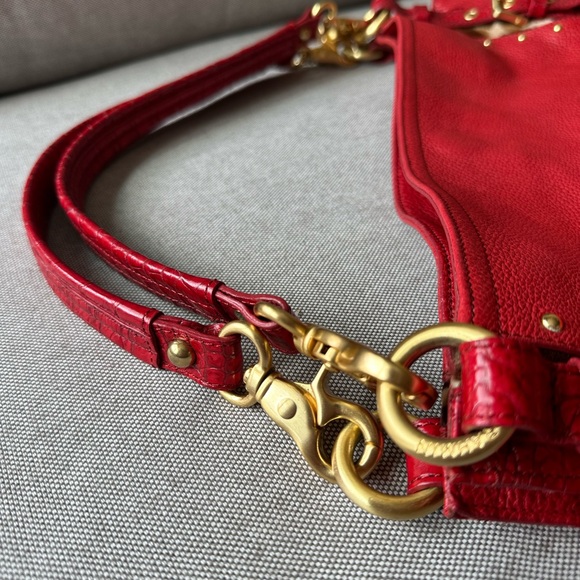 Brahmin Red Pebble Leather Bag - Picture 6 of 10